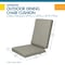 Classic Accessories Weekend 44" x 20" x 3" Dining Chair Cushions, Moon Rock CMRCH44203 - alternate 4